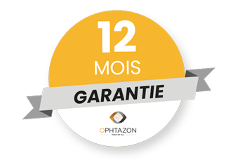 La majorité de nos appareils<br/> sont garantis par OPHTAZON,<br/> alors n’hésitez pas.