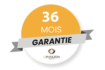 La majorité de nos appareils<br/> sont garantis par OPHTAZON,<br/> alors n’hésitez pas.