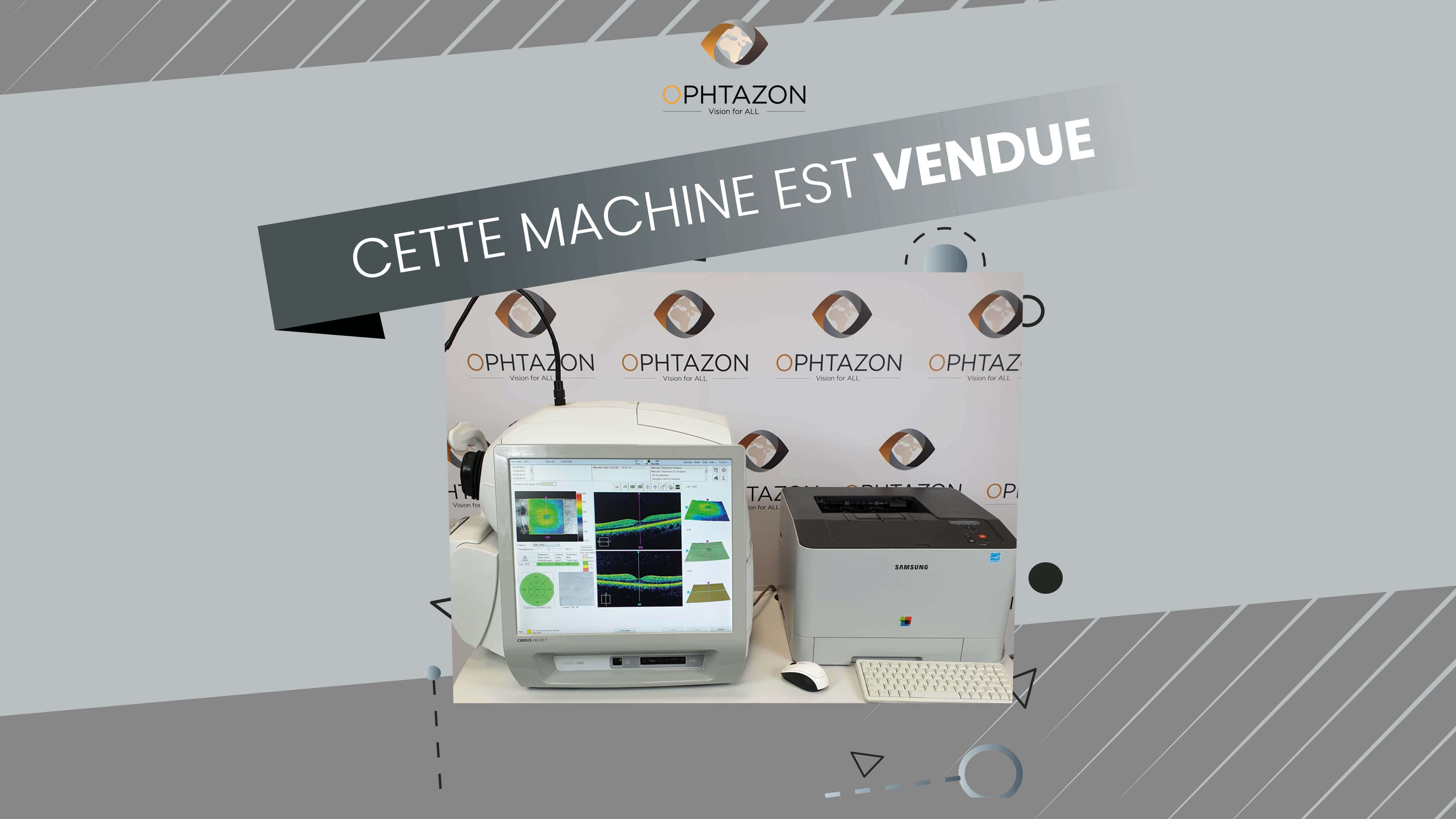 Cette machine est vendue !