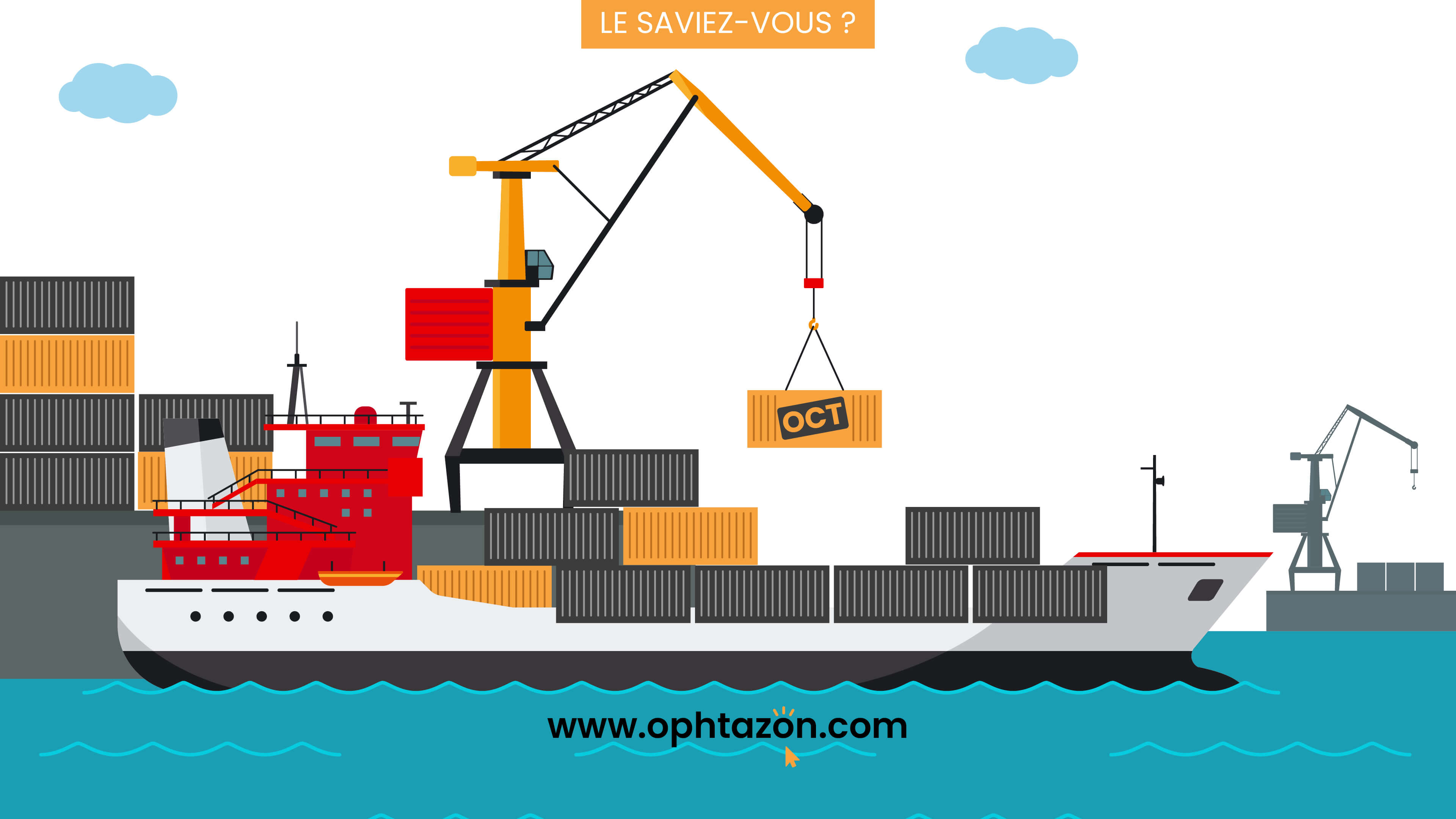 Ophtazon propose du fret maritime