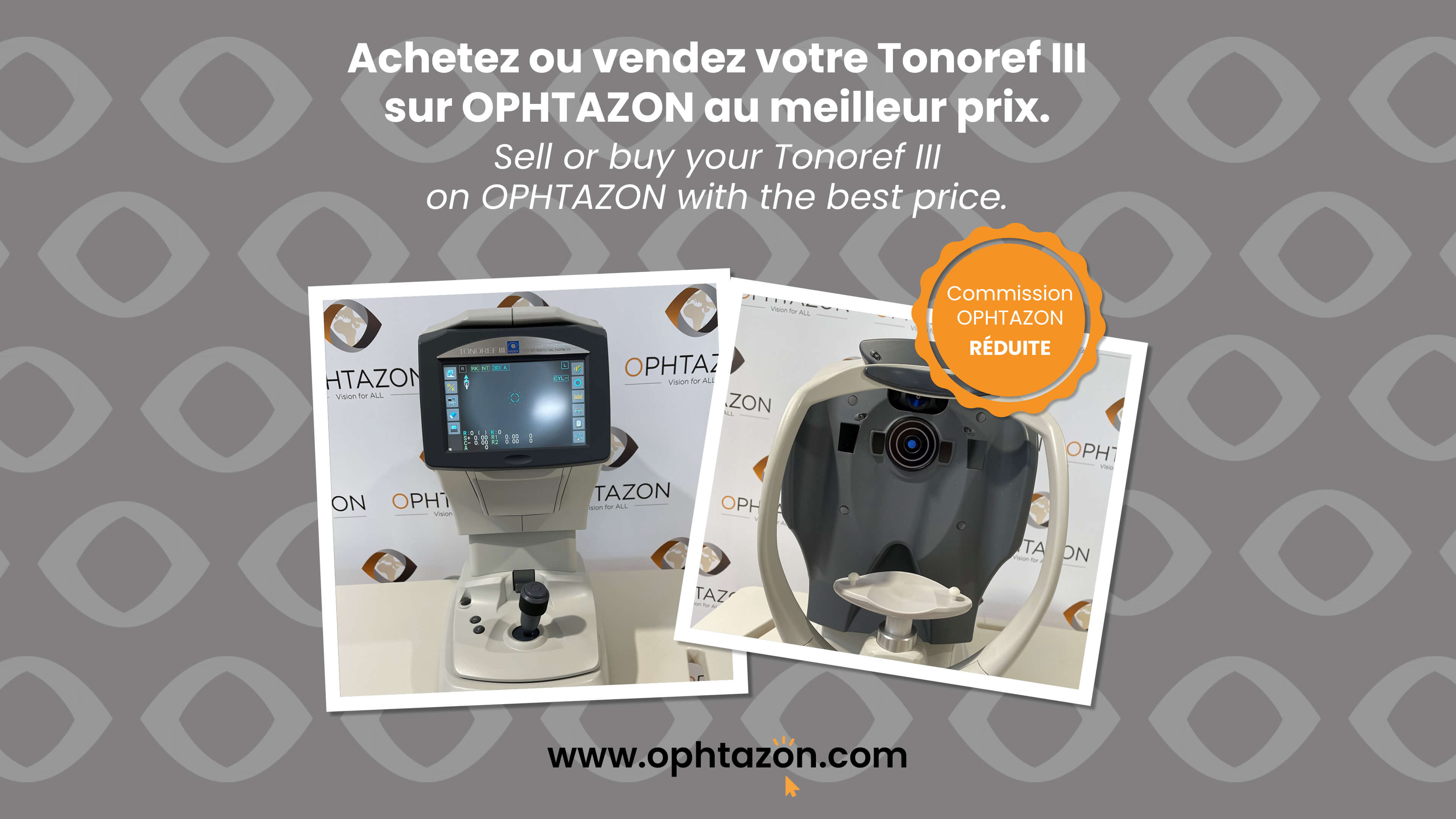 1ère vente d’un Tonoref III Nidek !