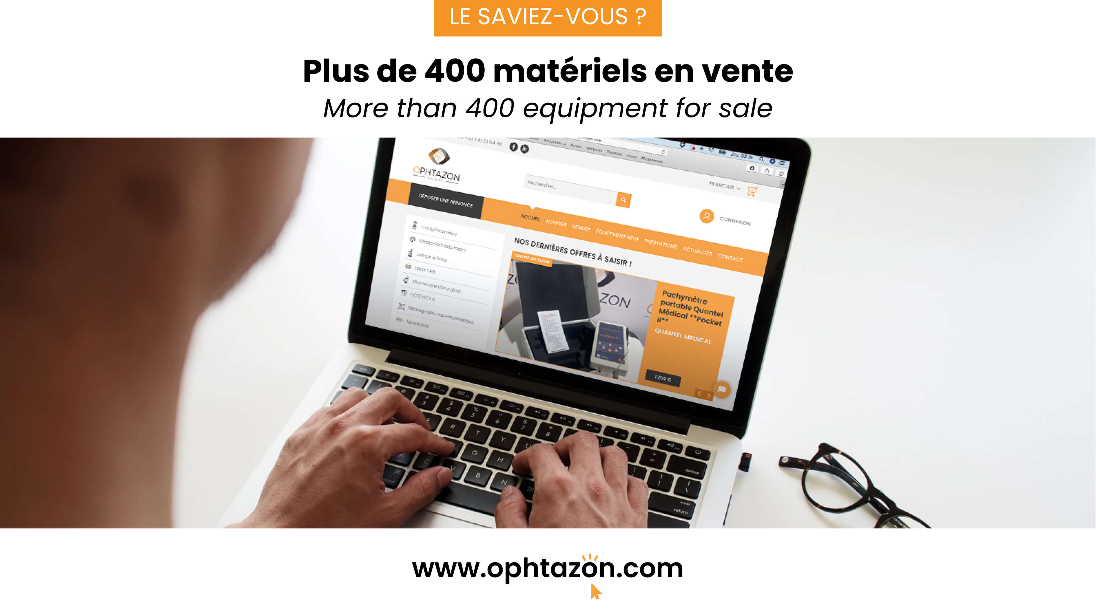 Plus de 400 matériels en vente