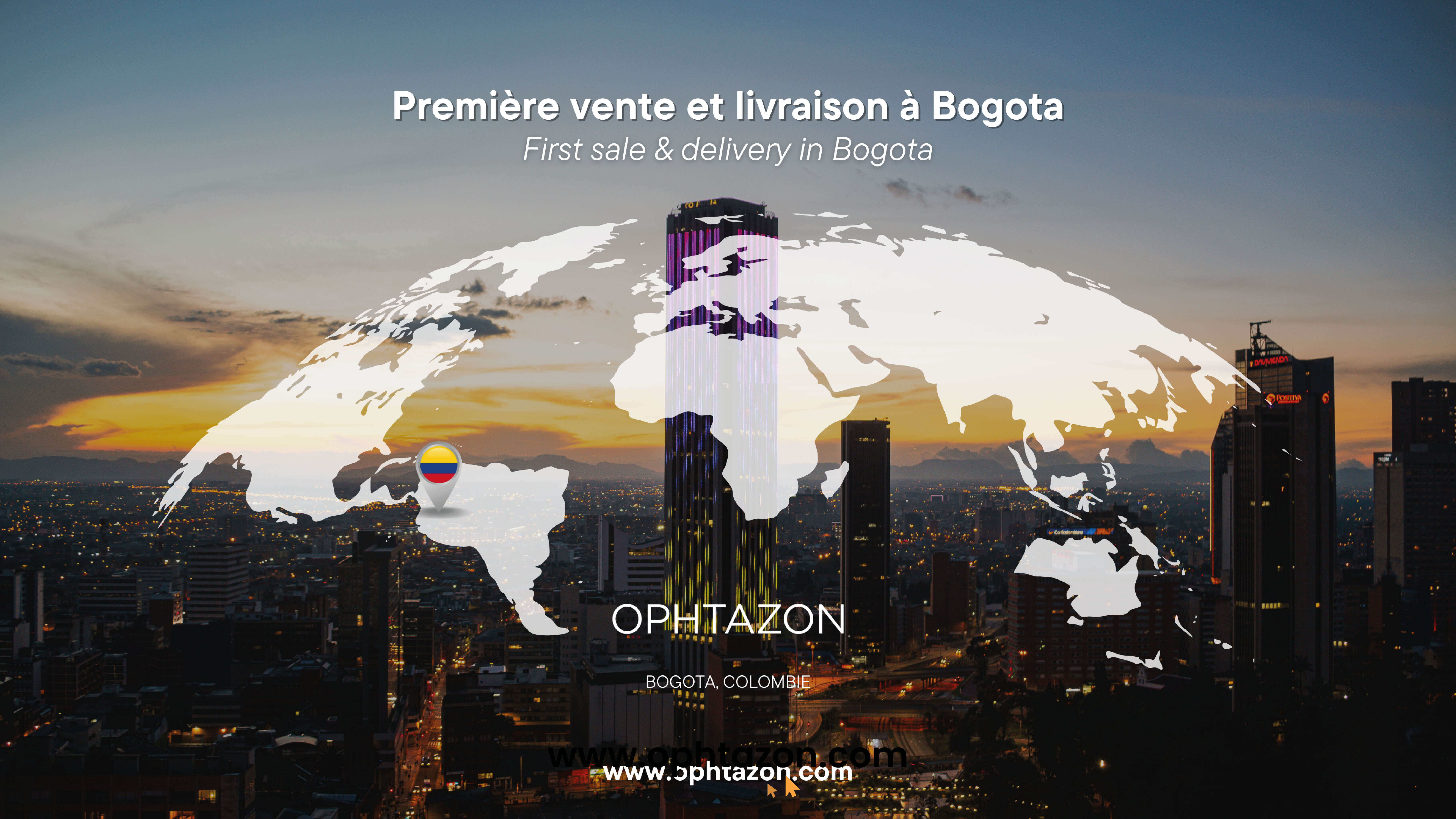 Première vente à Bogota