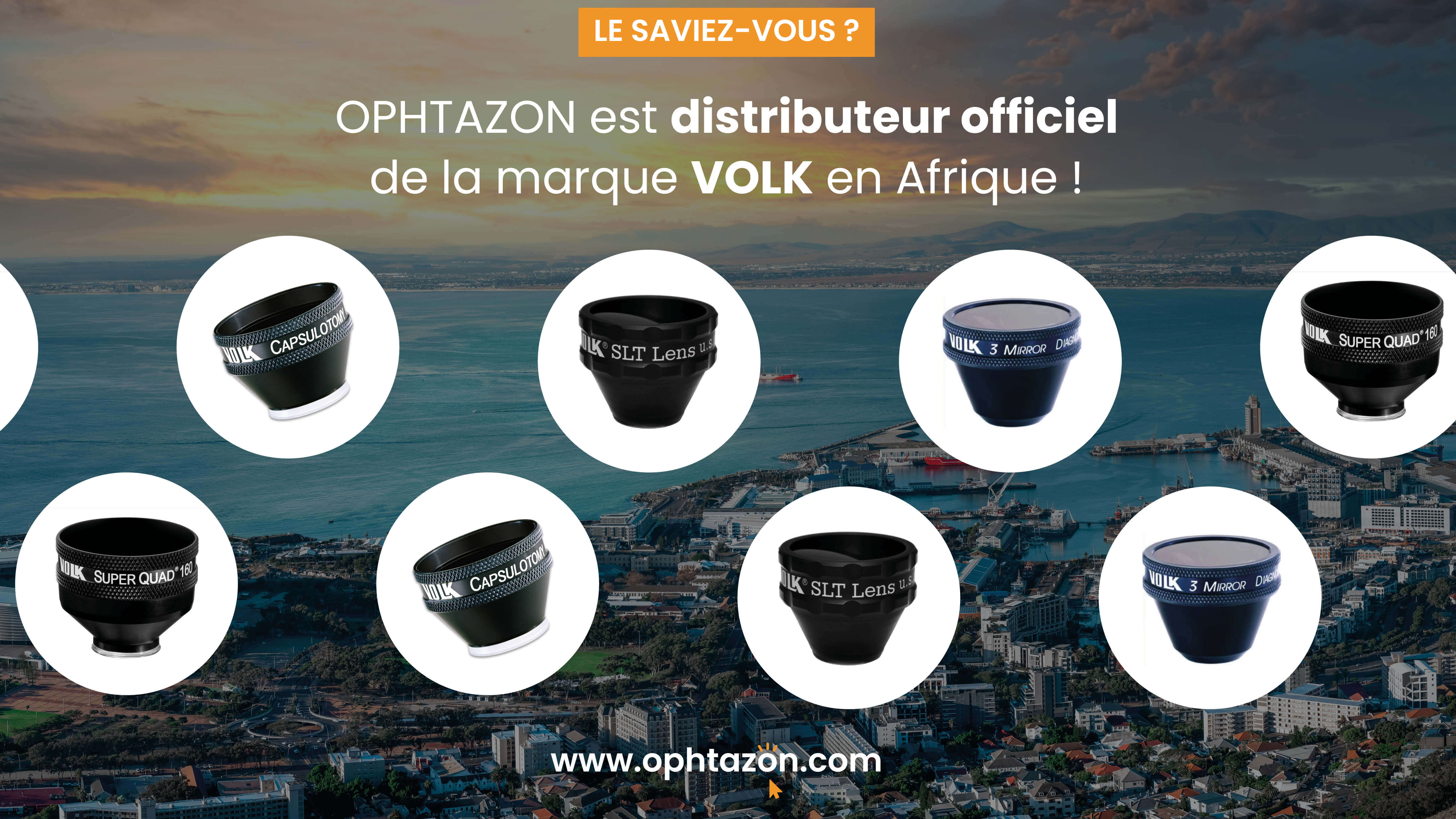 OPHTAZON est distributeur officiel de la marque Volk