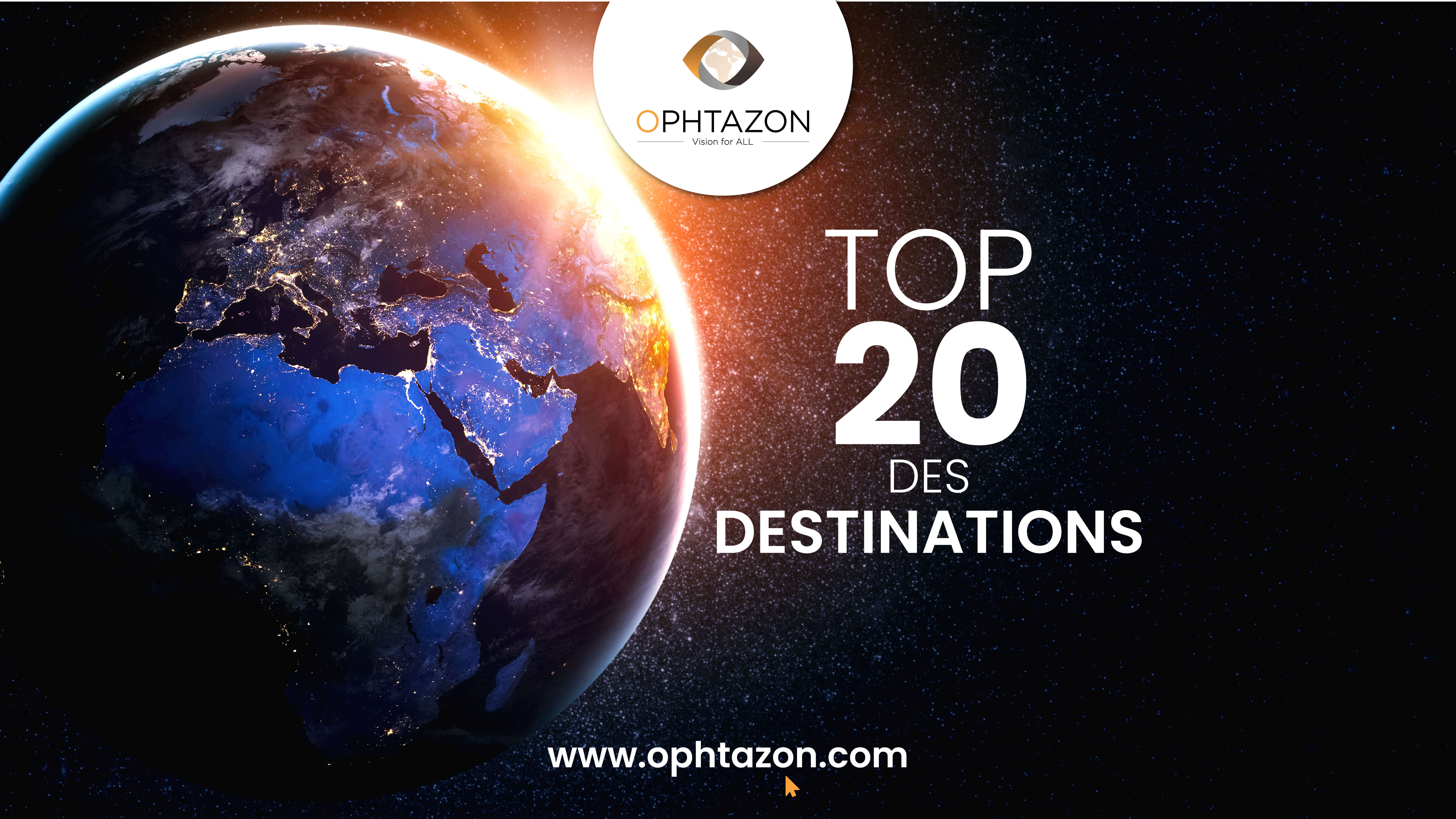 Top 20 des destinations 2022