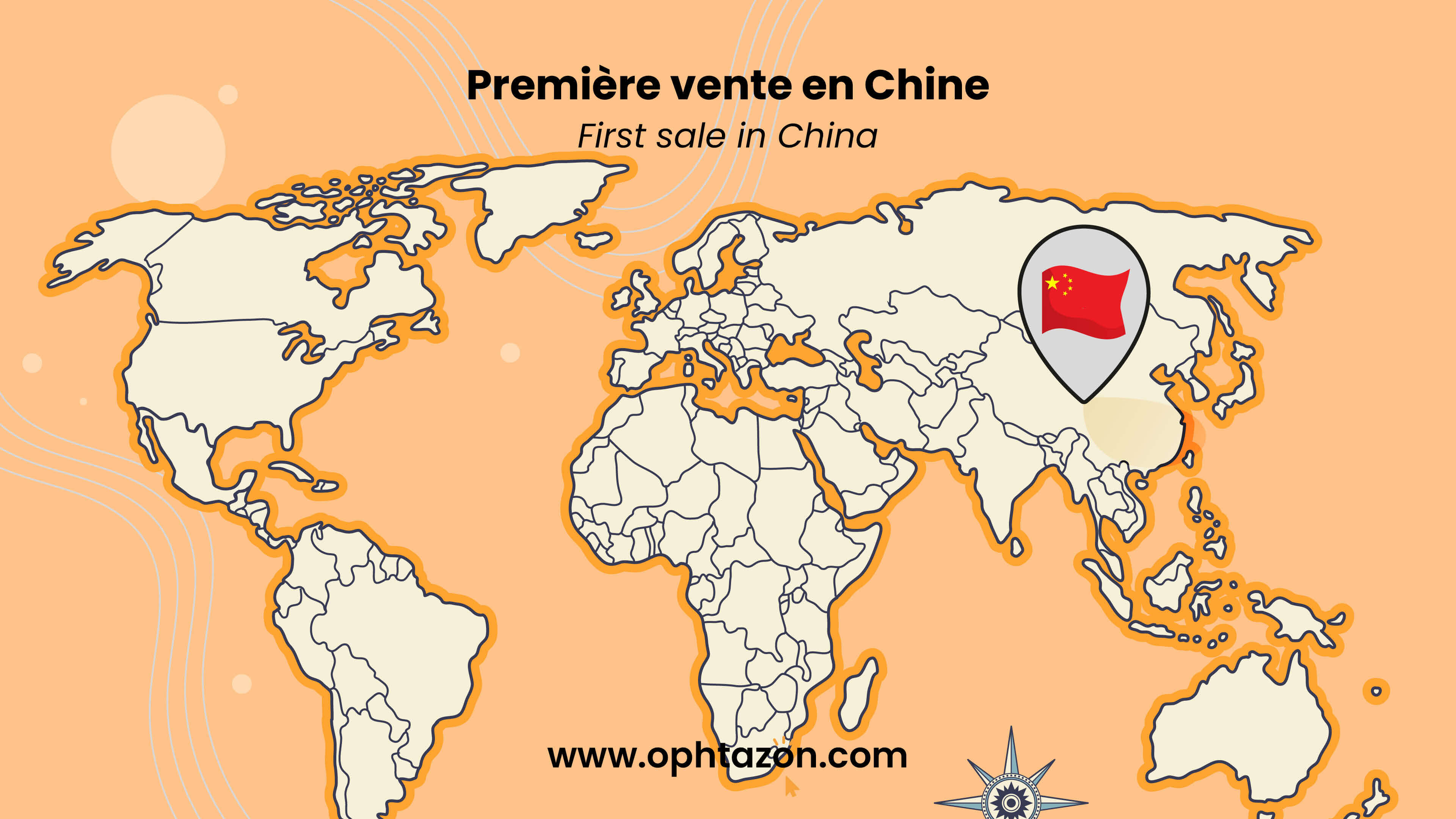 Première vente en Chine !